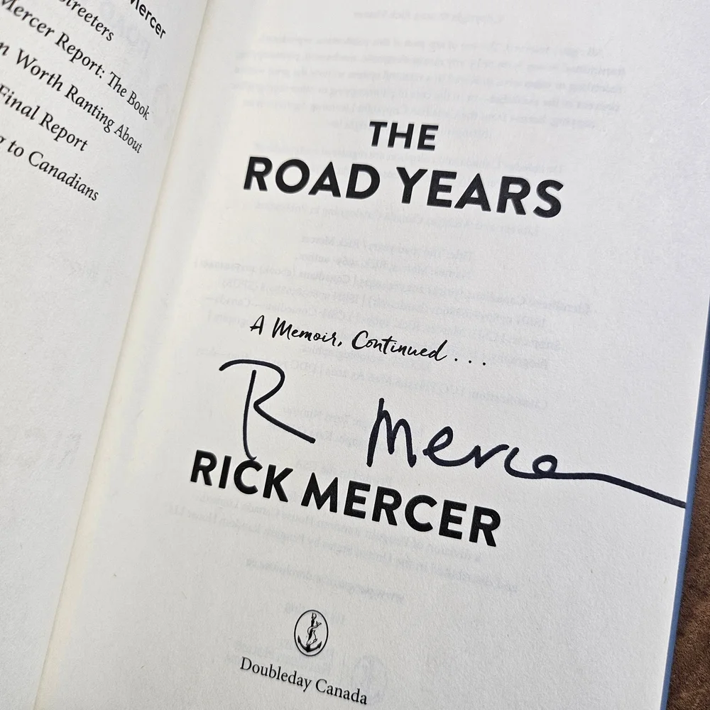 💜 Signed NEW Rick Mercer The Road Years Book - Picture 7 of 8